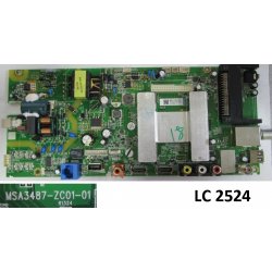 Main+Power Board MSA3487-ZC01-01 Screen V236BJ1-P01 Rev.CB для National NX-24THS100 LC2524