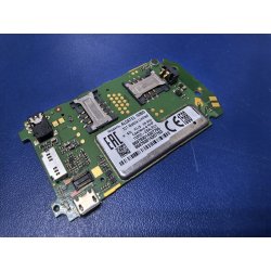 Плата интерфейса (с разъёмами для СИМ-карт + Mini-USB +Jack) для мобильного телефона Alcatel OT1030D