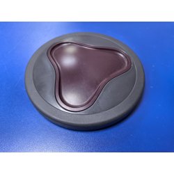 Колесо заднее большое чёрно-бардовое пылесоса LG VK75205H MKB621826