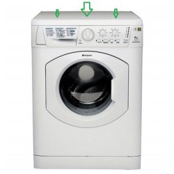 Крышка верхняя стиральной машины Ariston AV102  ARXL105EU, AR103EU, AR103IT, C00096197 в/з С00115932