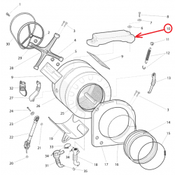 Противовес верхний стиральной машины Indesit WS431TX(EX) 17 кг. 066076