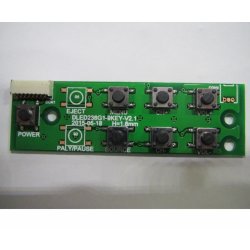 Плата клавиатуры DLED236G1-9KEY (7-кнопок 8-pin) телевизора Orion OLT-32302