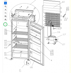 Шкаф Бирюса 523