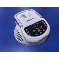 Корпус платы управления с клавиатурой ручкой переноски и сетевым разъёмом аэрогриля Polaris PAG1205D