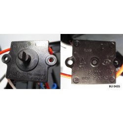 Переключатель 250V 10A (4pin, 3-положения) 43х32х9mm шток-10mm B3200 для гриля Pioneer GR1007E