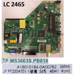 Main+Power Board TP.MS3663S.PB818 screen PT320AT01-01 для SupraSTV-LC32LT/Orion ПТ-81ЖК-150ЦТ LC2465