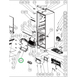 Вентилятор в сборе с воздуховодом МК Haier C3FE744CMJRU 0060844549