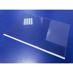 Стеклополка 447х300х4мм с передней окантовкой  для холодильника Beko RCNK270K20W 4561815900+48410822