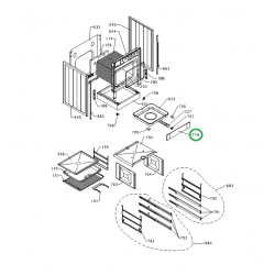 Передняя панель Gorenje 630175