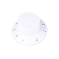 Ручка переключателя режимов конфорки Gorenje 0-9 плавная регулировка, белая в/з 145735, 183477