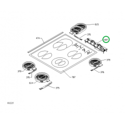 Электронный модуль варочной панели Gorenje HEC50EP 632000