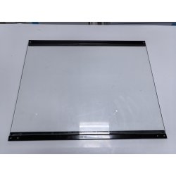 Стекло внутреннее в сборе 545*400 с приклеенными кронштейнами прозрачное 305354005 для плит ЗВИ 501