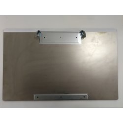 Стекло декоративнеое чёрное с окантовкой хром для крышки фильтра Haier HVX-W672GBX 0530056336