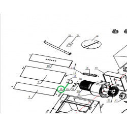 Кронштейн (Пластина корпуса) вытяжки Haier HVX-W692GBA 0530056383