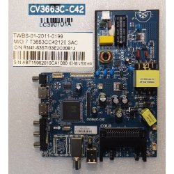 Main+Power Board CV3663C-C42 screen LC390TU1A 62-66V 530mA для модели Econ EX-39HT006B, EX-39HT005B