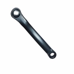 Шатун велосипедный левый (цвет чёрный) HAN DE-1