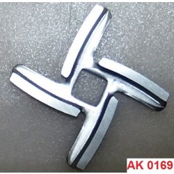 Нож MGS d47x4.8mm/8mm четырёхгранник (металл) мясорубки Supra MGS-1831/MGS-1832, National NK-MG020