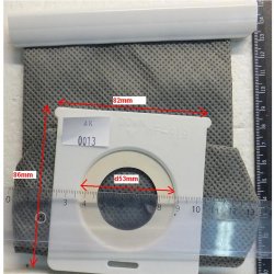 Мешок для мусора (пылесборник матерчатый многоразовый 86х62мм d=53мм) пылесоса Supra VCS-1601 AK0013